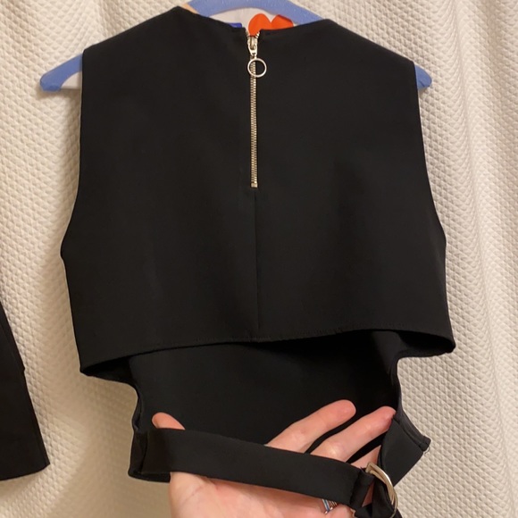 Zara Mini Skirt & Crop Top Set - Zipper details - Picture 3 of 5